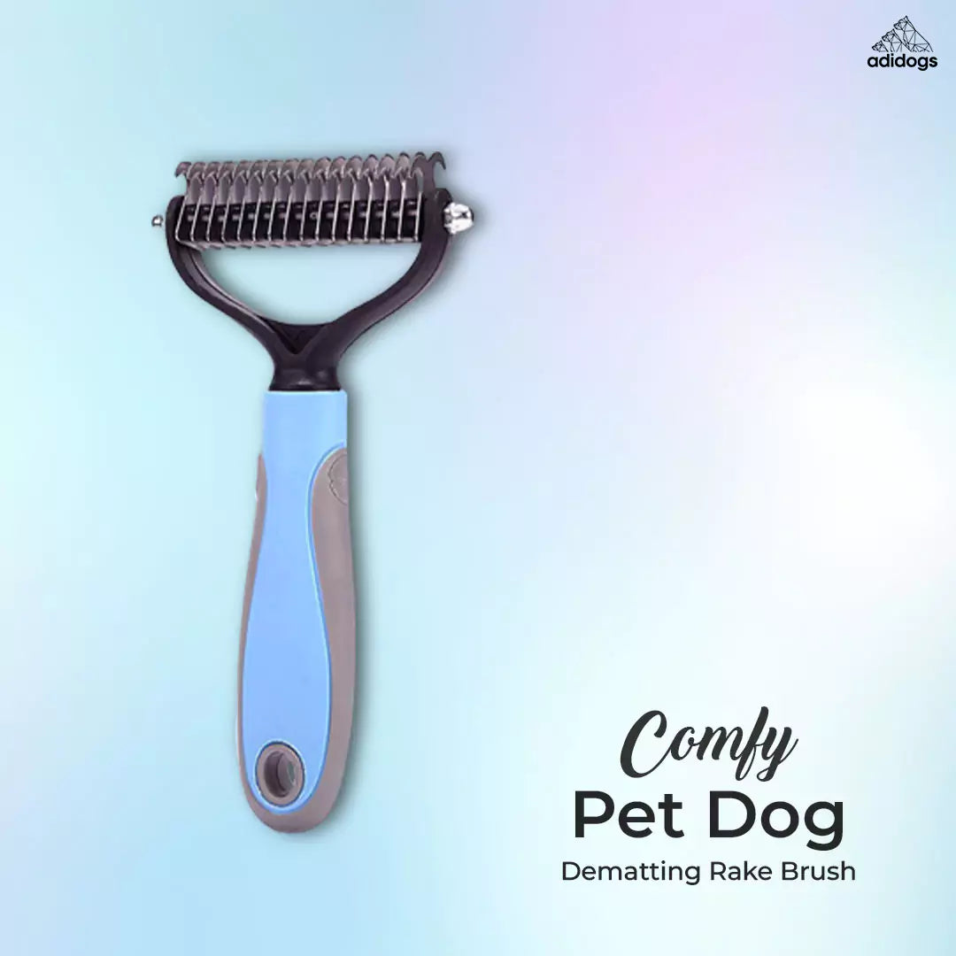 Comfy Pet Dog Dematting Rake Brush