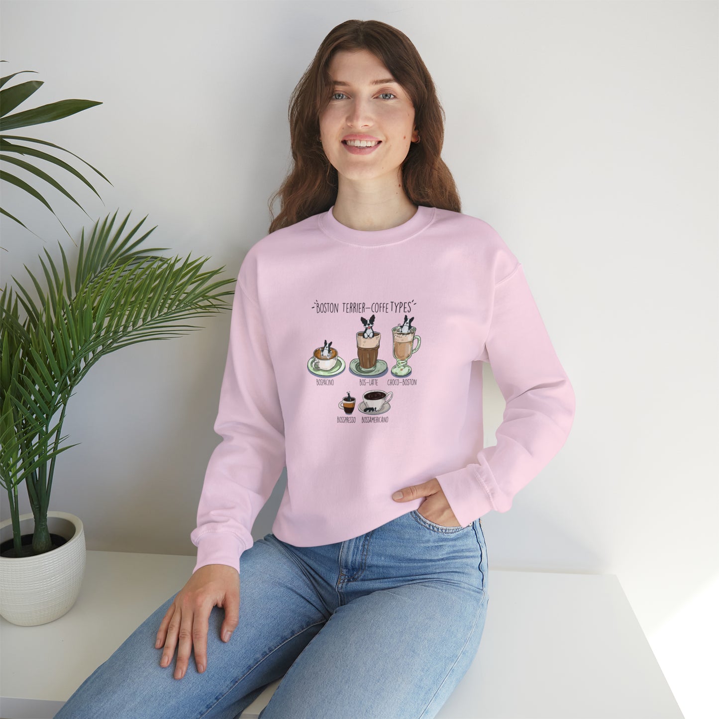 Boston Terrier Lovers Coffee Sweatshirts