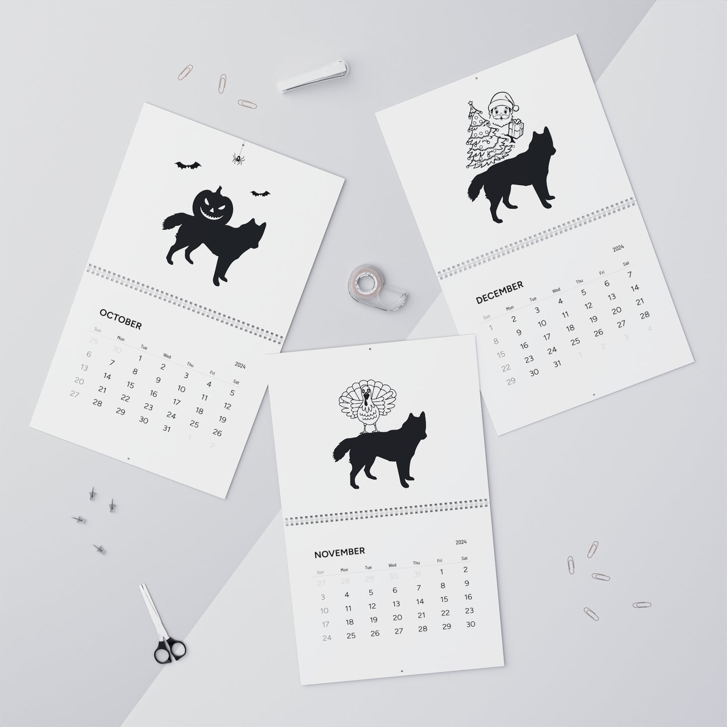 German Shepherd Calendar 2024