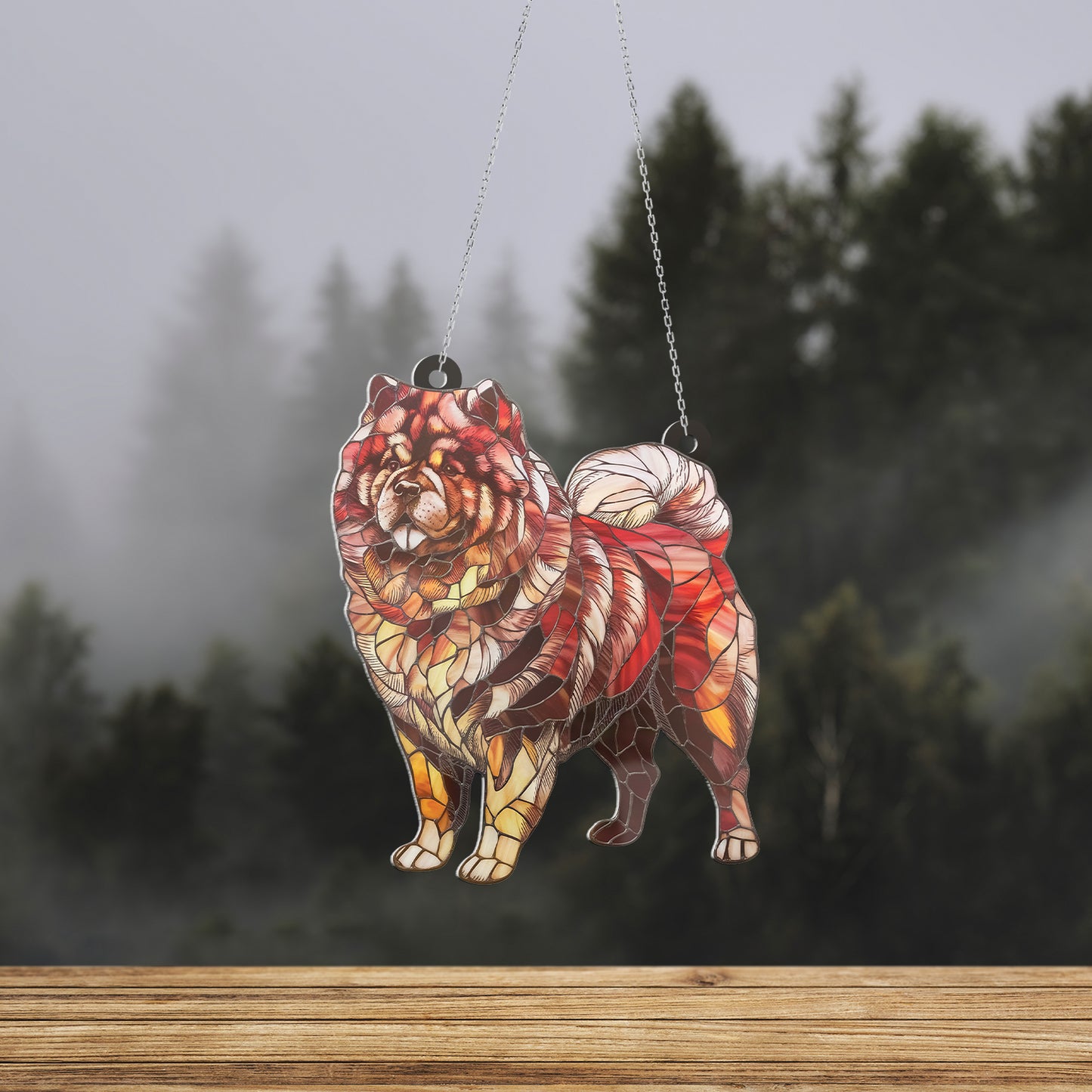 Chow Chow Acrylic Hanging Decor