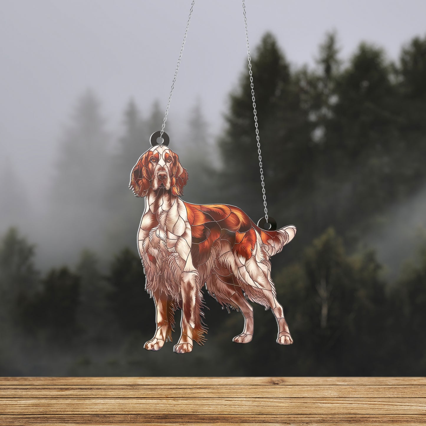 English Setter Acrylic Hanging Decor