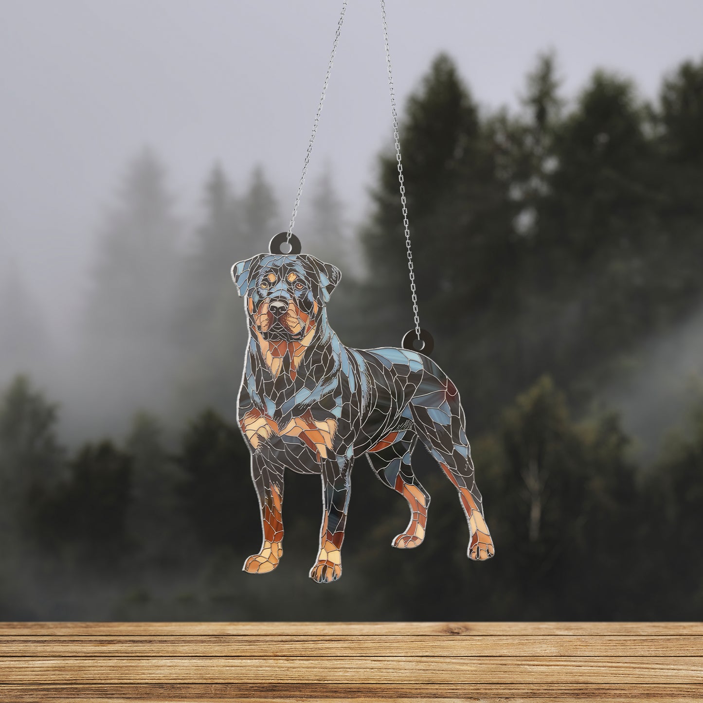 Rottweiler Acrylic Hanging Decor