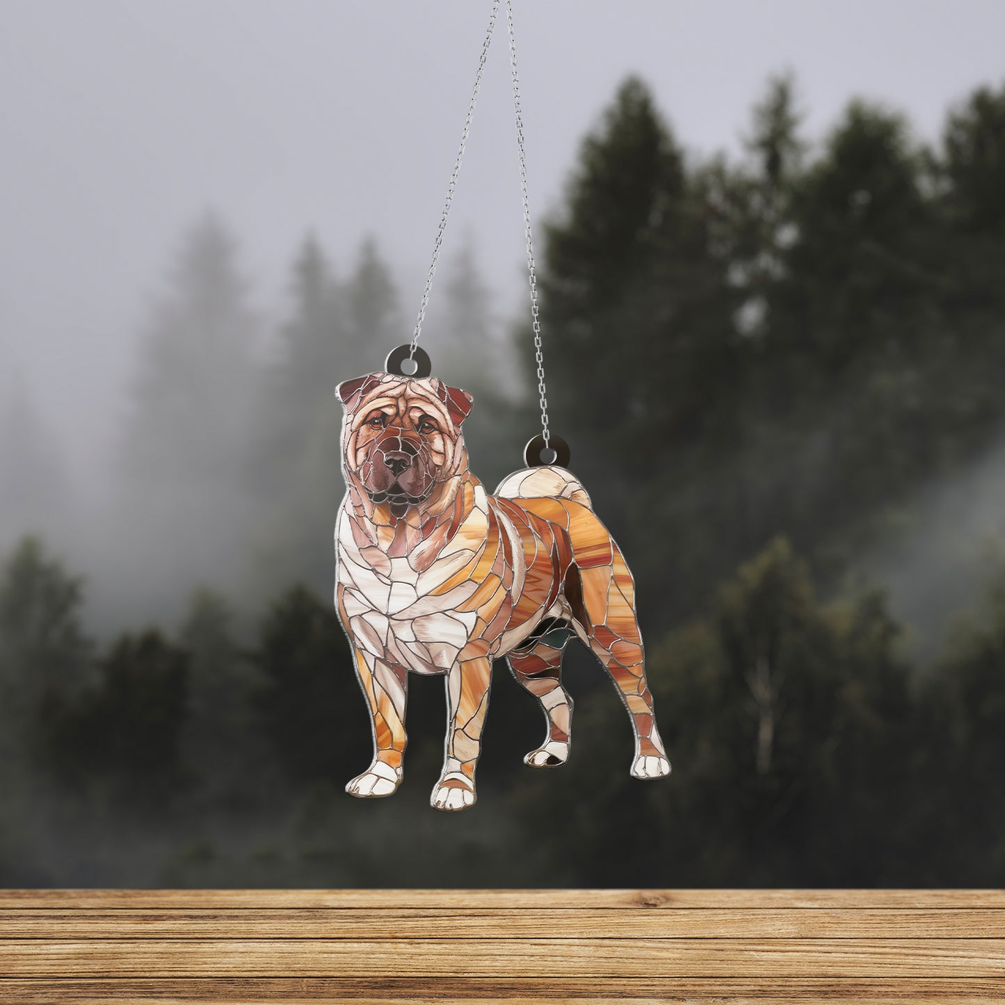 Shar Pei Acrylic Hanging Decor