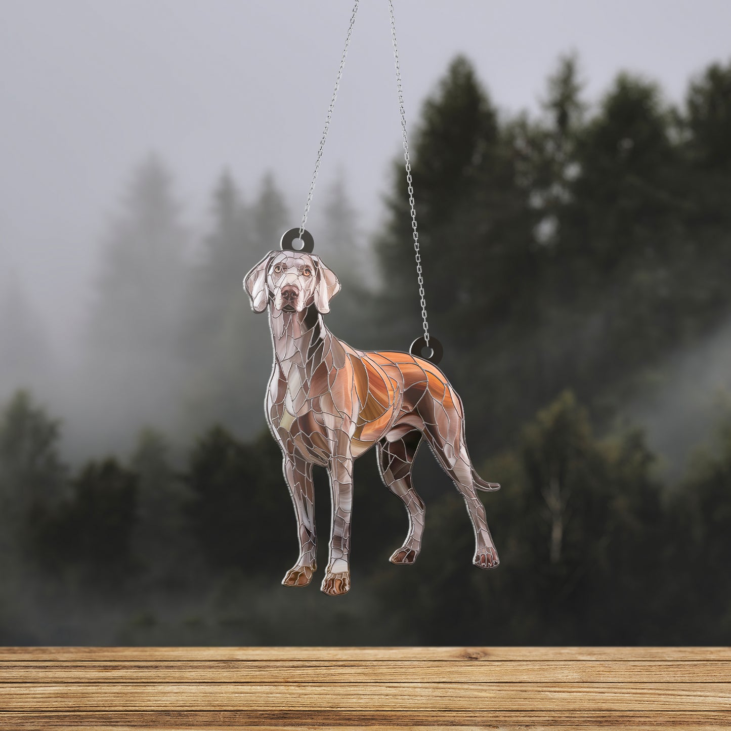 Weimaraner Acrylic Hanging Decor