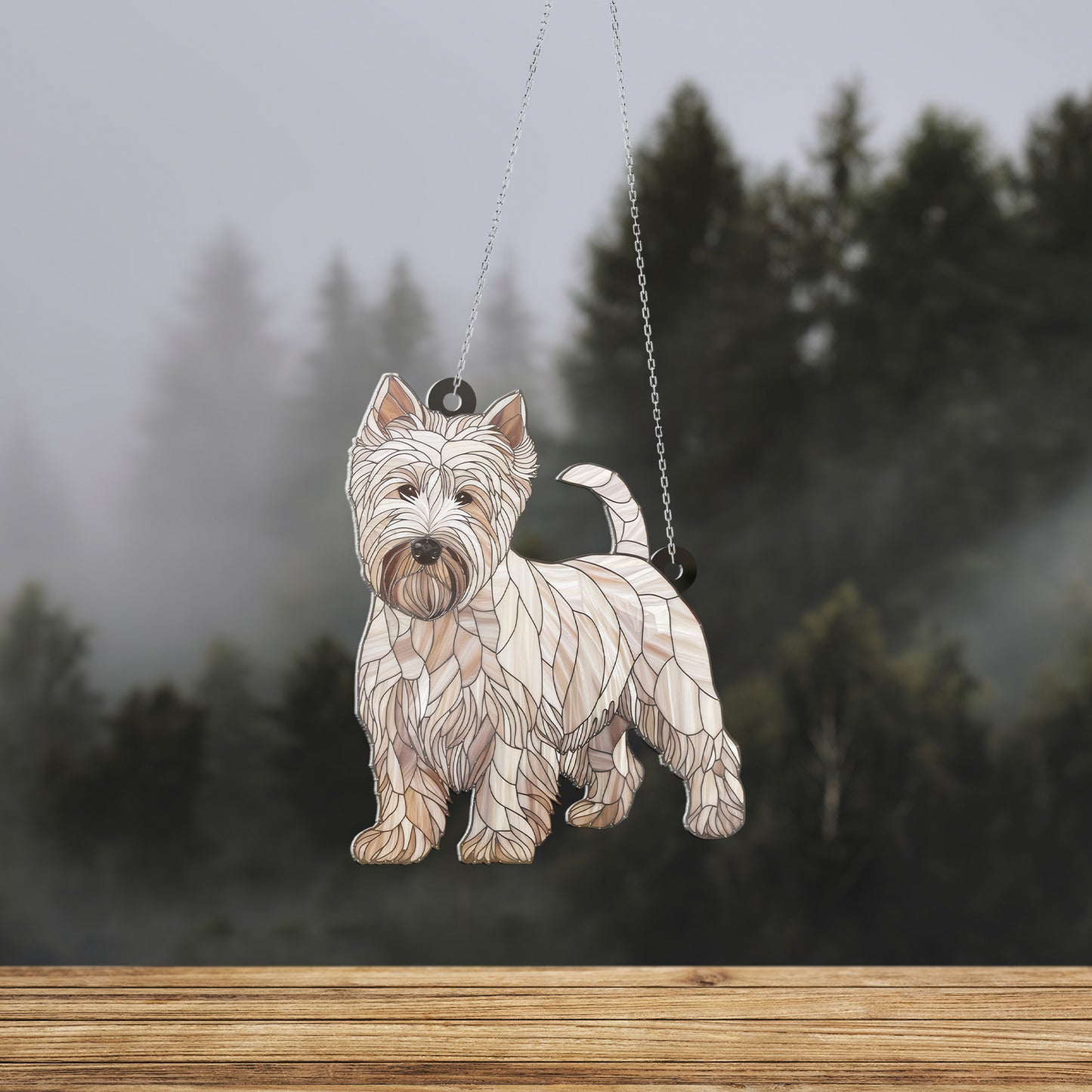 Westie Acrylic Hanging Decor