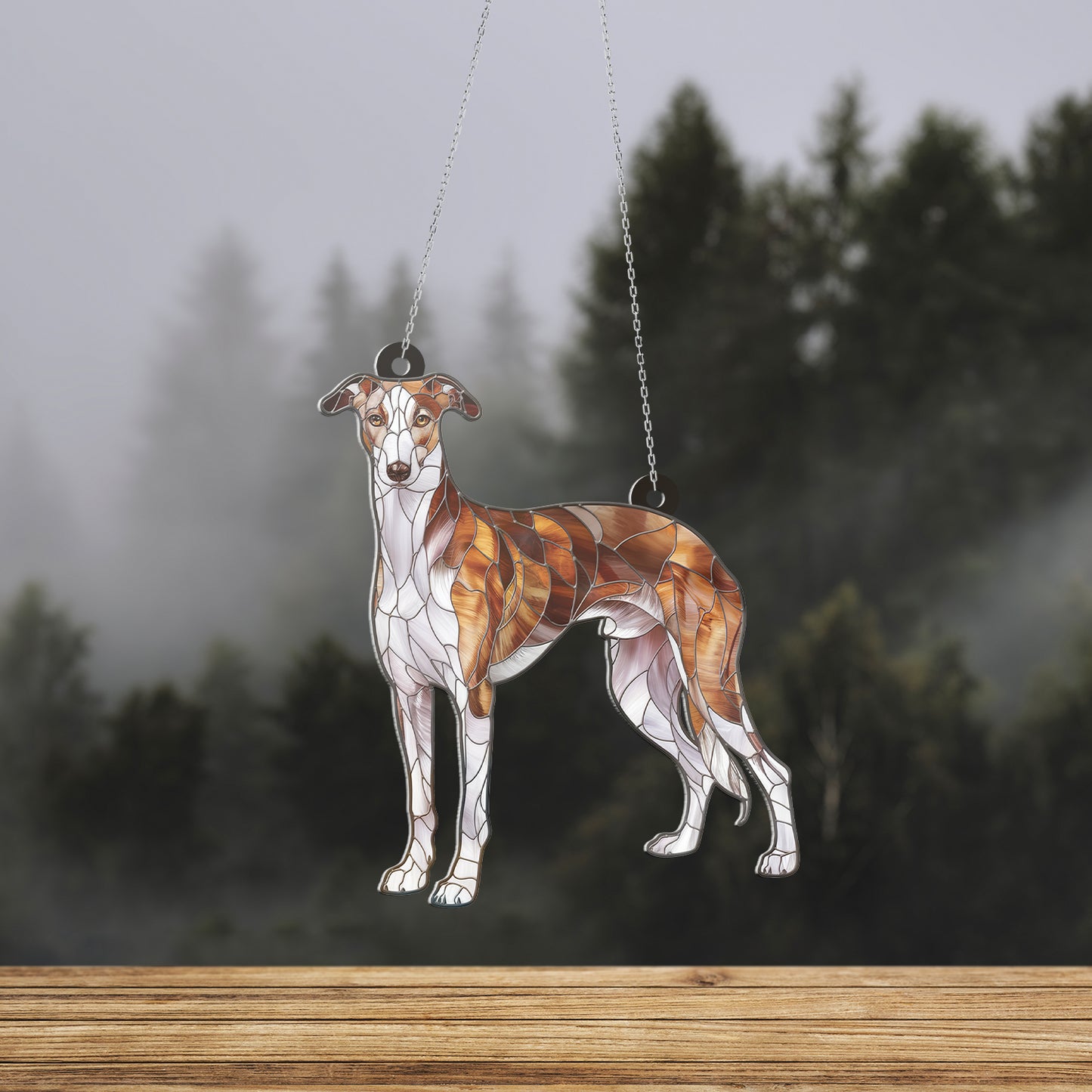 Whippet Acrylic Hanging Decor