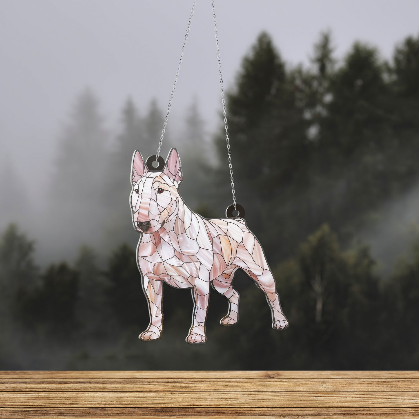 Bull Terrier Acrylic Hanging Decor