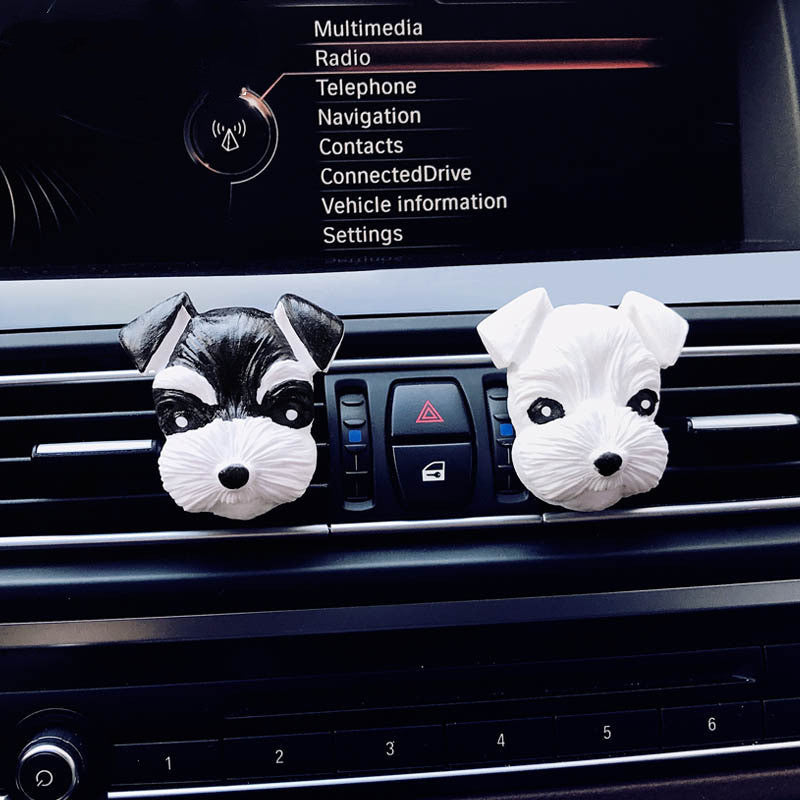 Car Decorative Schnauzer Face