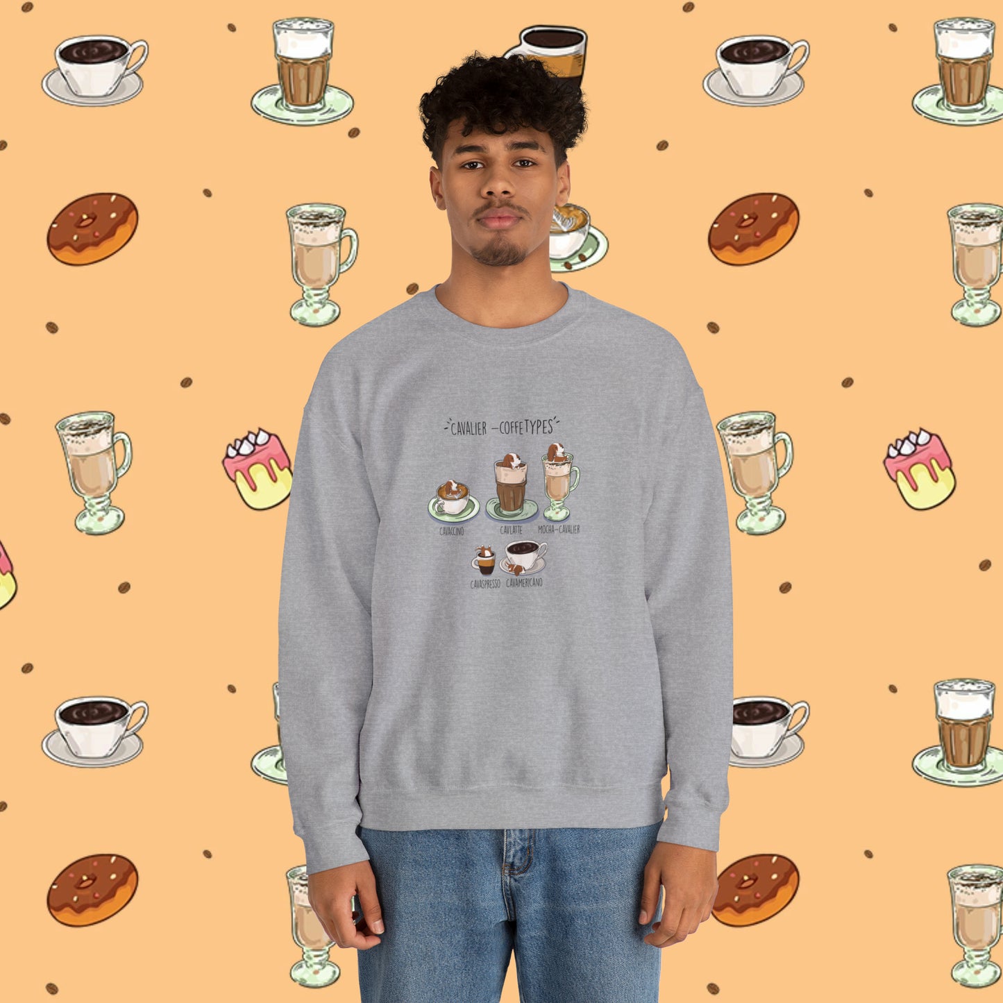 Cavalier Lovers Coffee Sweatshirts