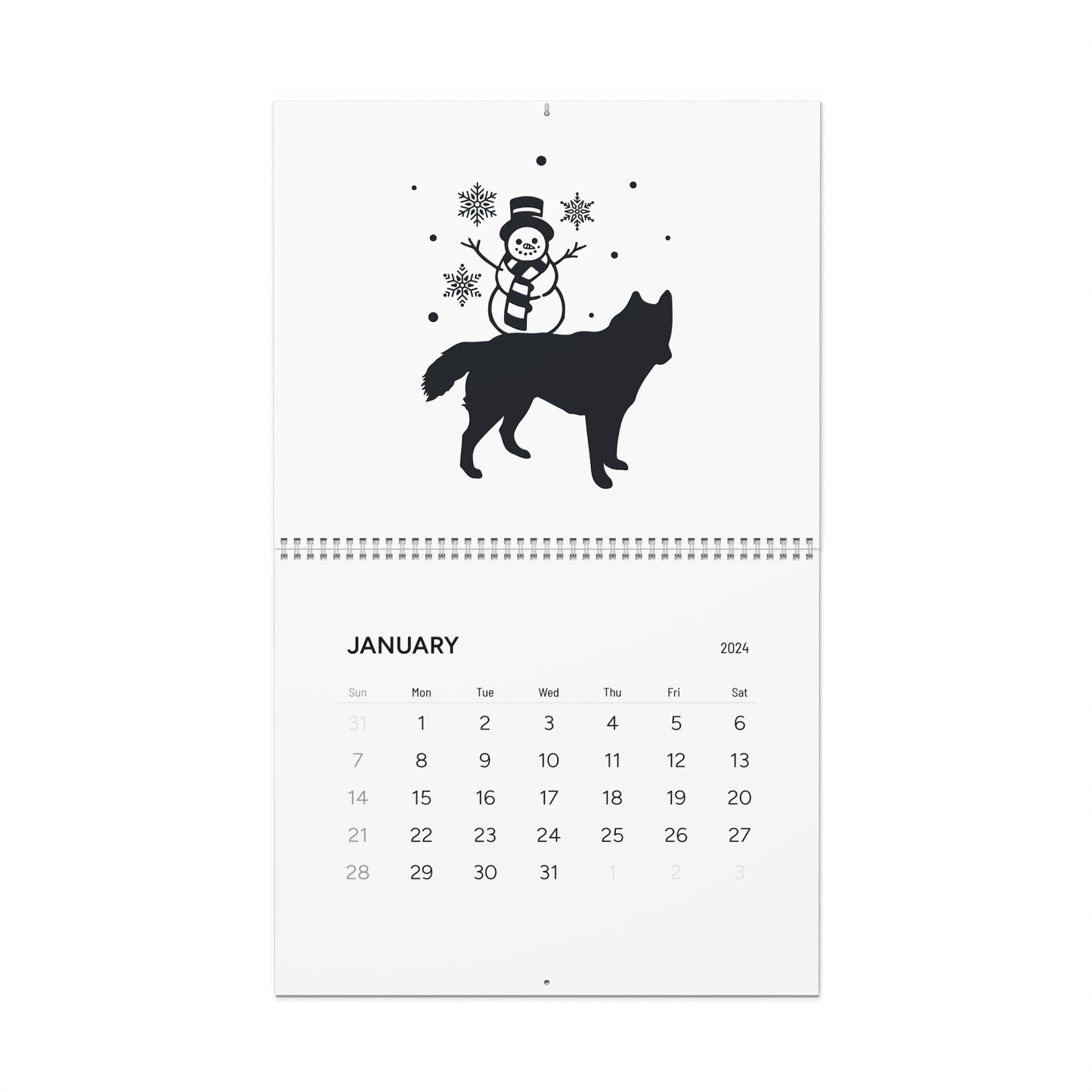 German Shepherd Calendar 2024