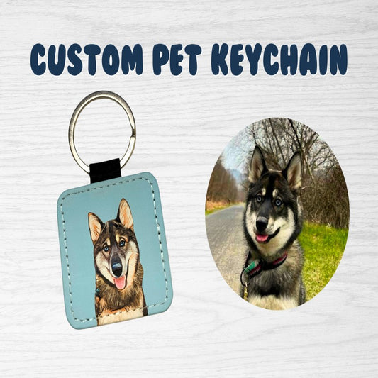 Keychain with Customized Photo