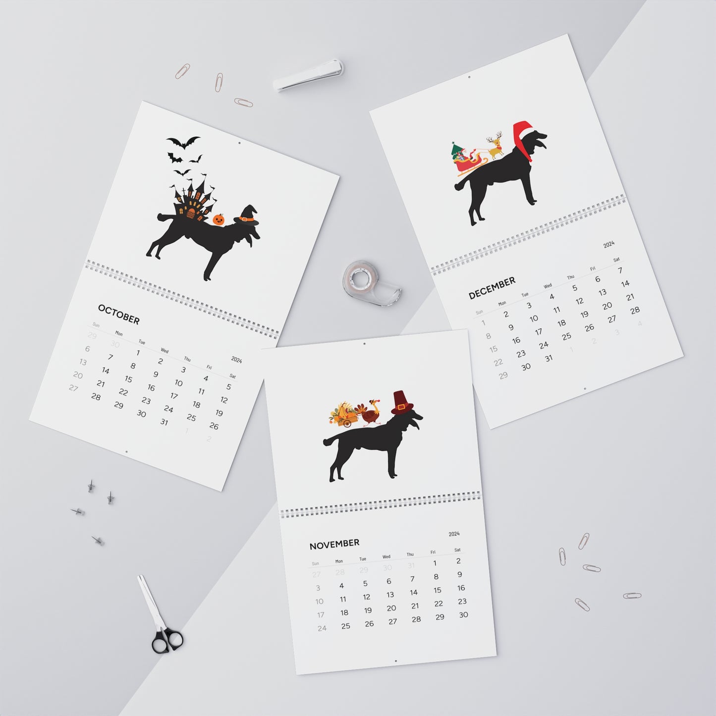 Malinois Wall Calendar 2024