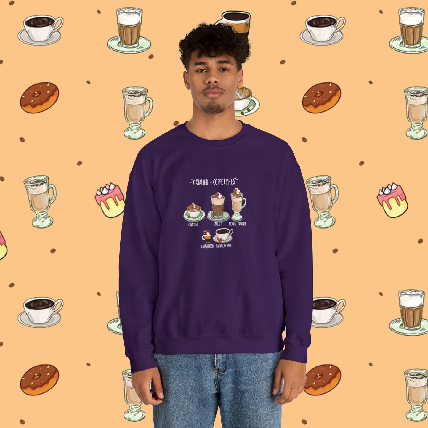 Cavalier Lovers Coffee Sweatshirts