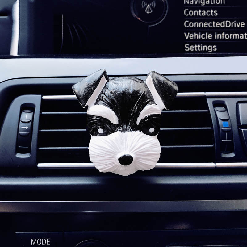 Car Decorative Schnauzer Face