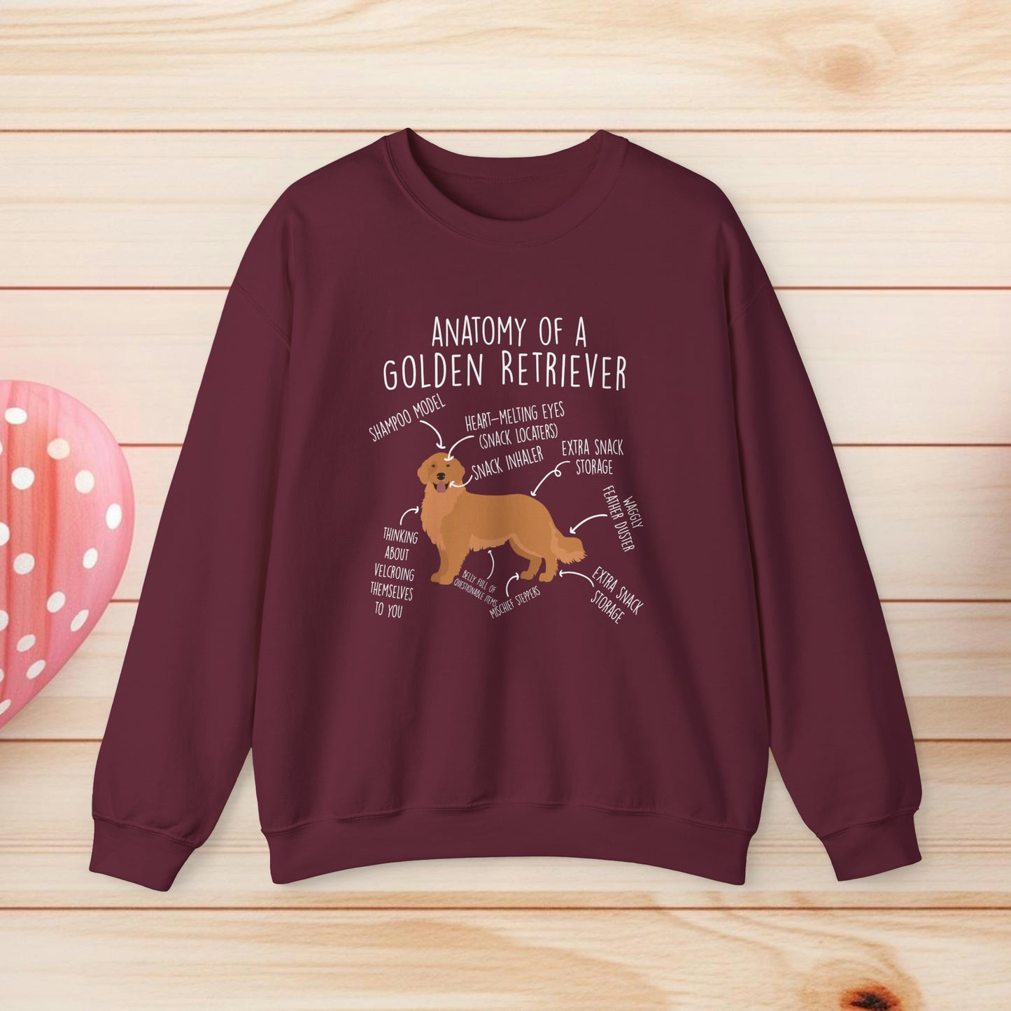 Anatomy Of A Golden Retriever Shirts & Gifts