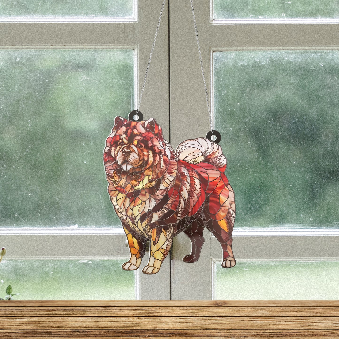 Chow Chow Acrylic Hanging Decor