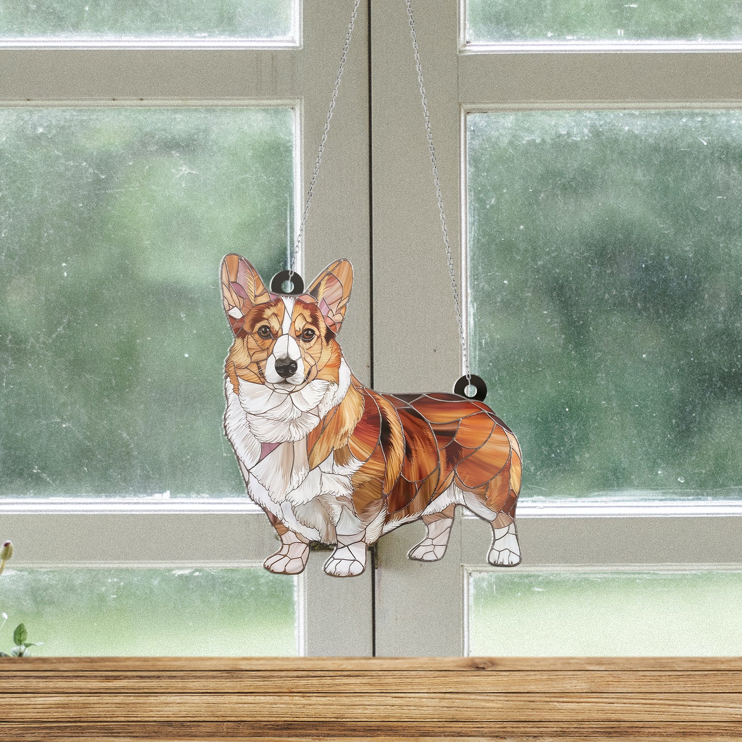 Corgi Acrylic Hanging Decor