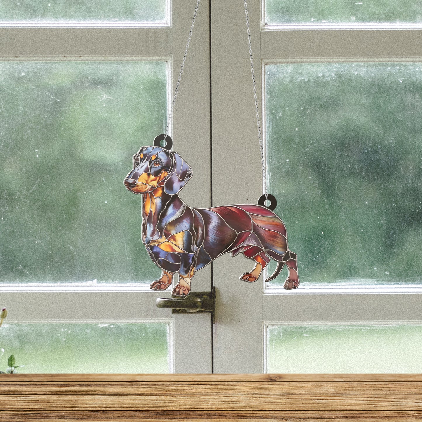 Dachshund Acrylic Hanging Decor