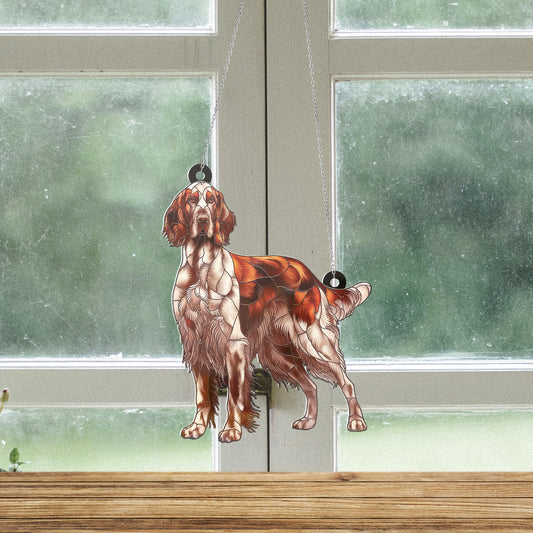 English Setter Acrylic Hanging Decor