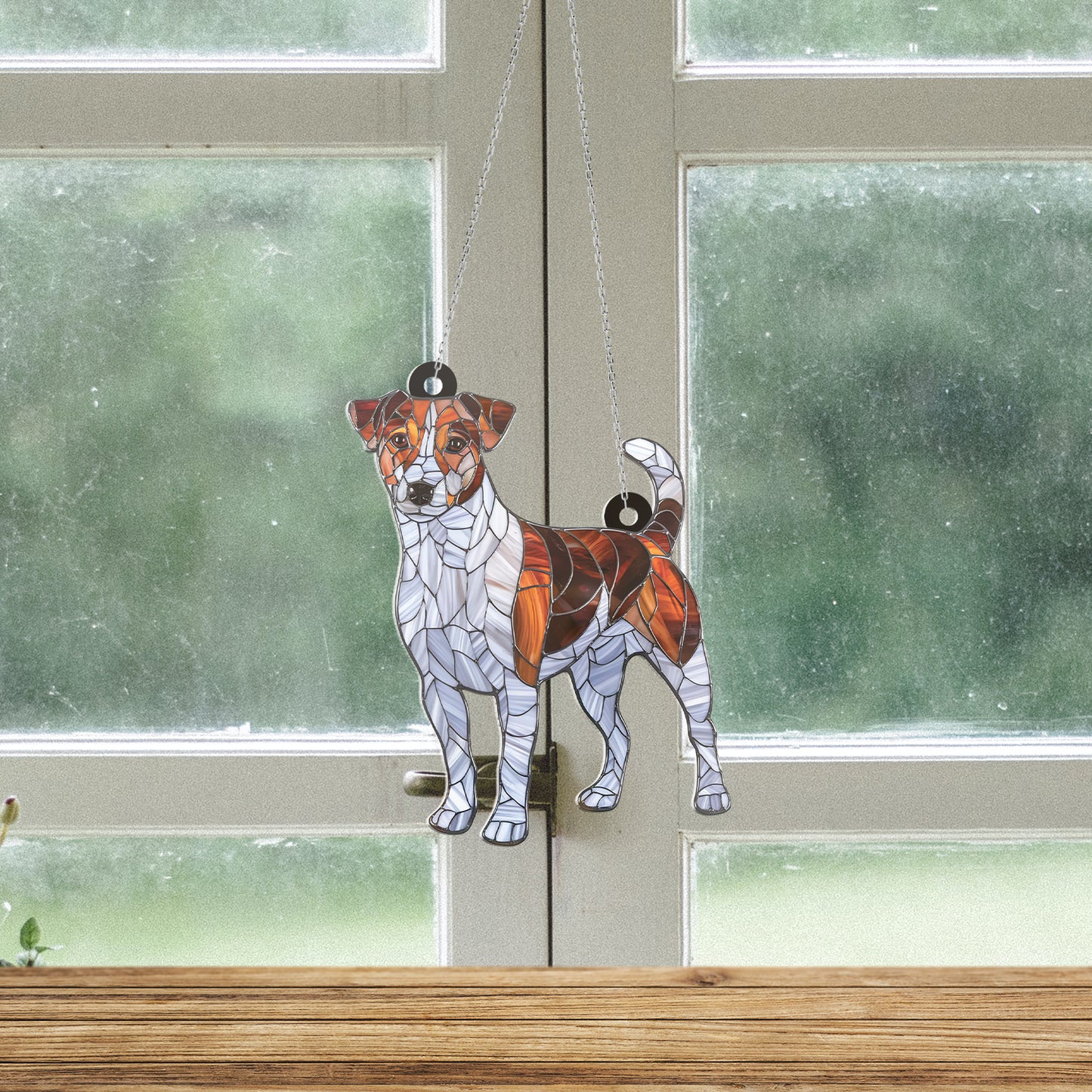 Jack Russell Acrylic Hanging Decor