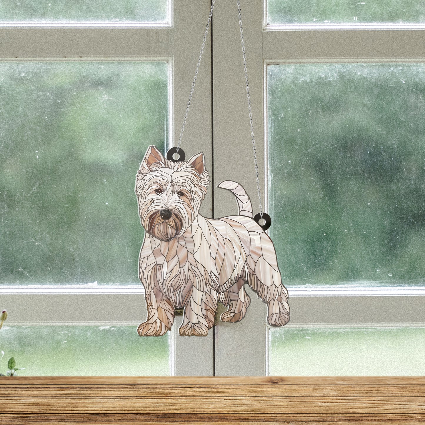 Westie Acrylic Hanging Decor