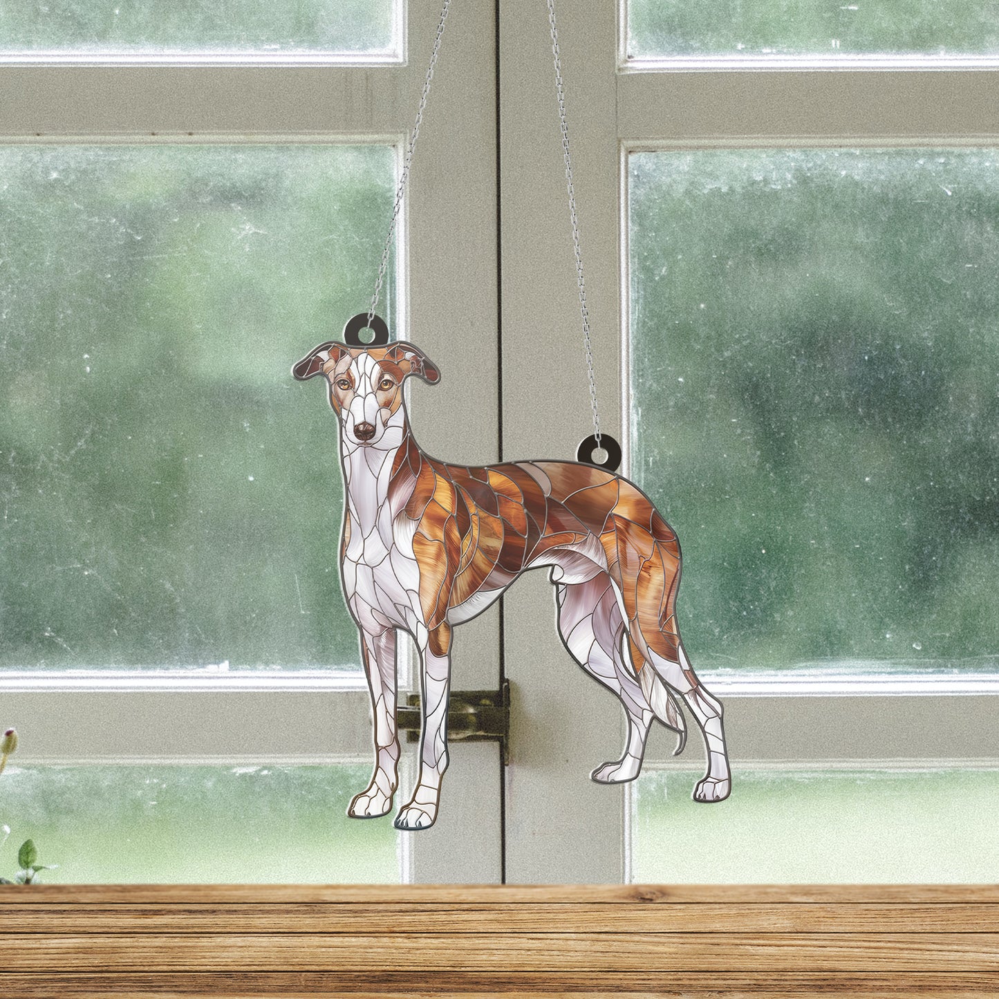 Whippet Acrylic Hanging Decor