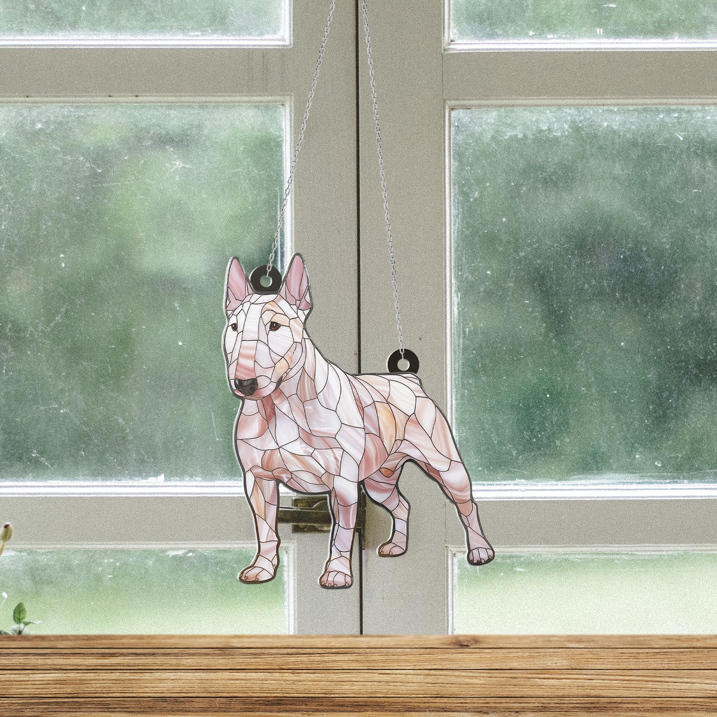 Bull Terrier Acrylic Hanging Decor