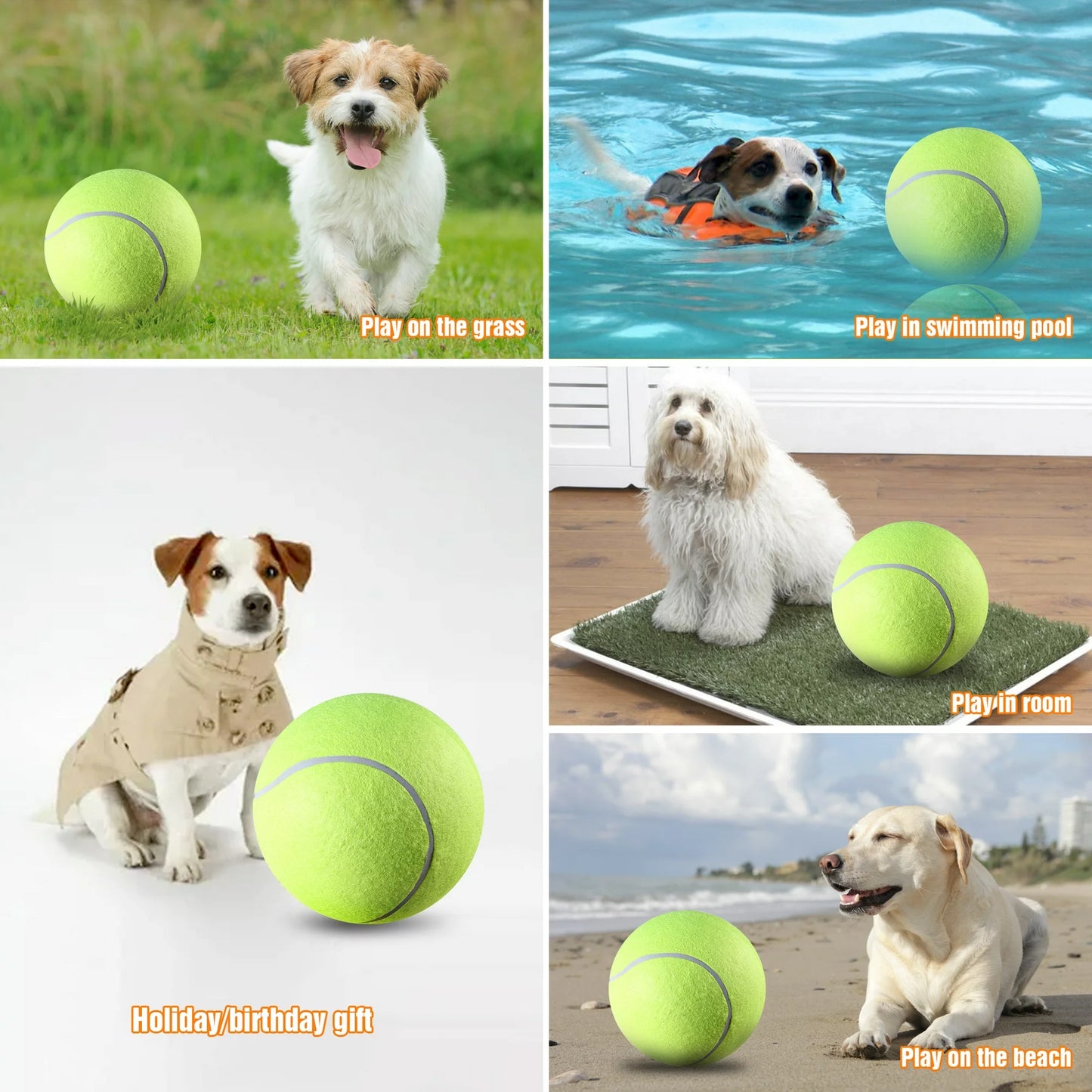 Giant Tennis Ball For Dog