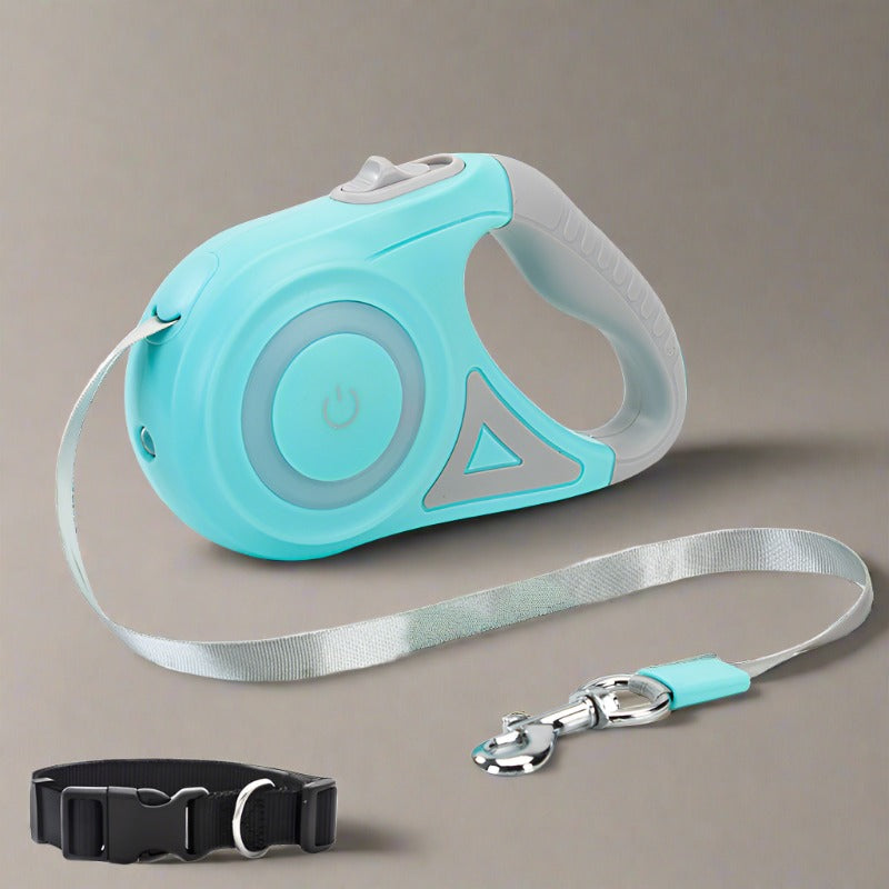 Dog Retractable Leash Collar