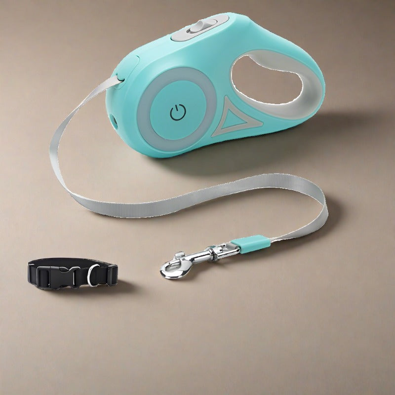 Dog Retractable Leash Collar