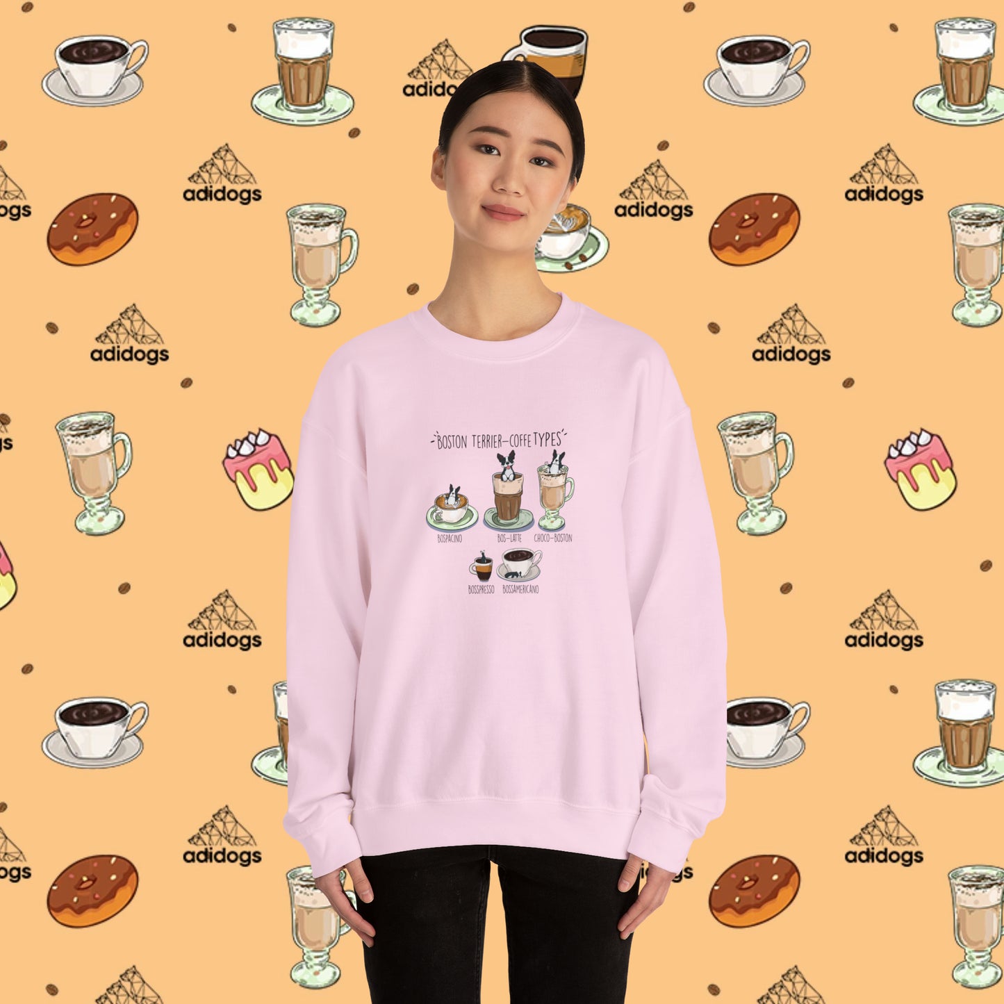 Boston Terrier Lovers Coffee Sweatshirts