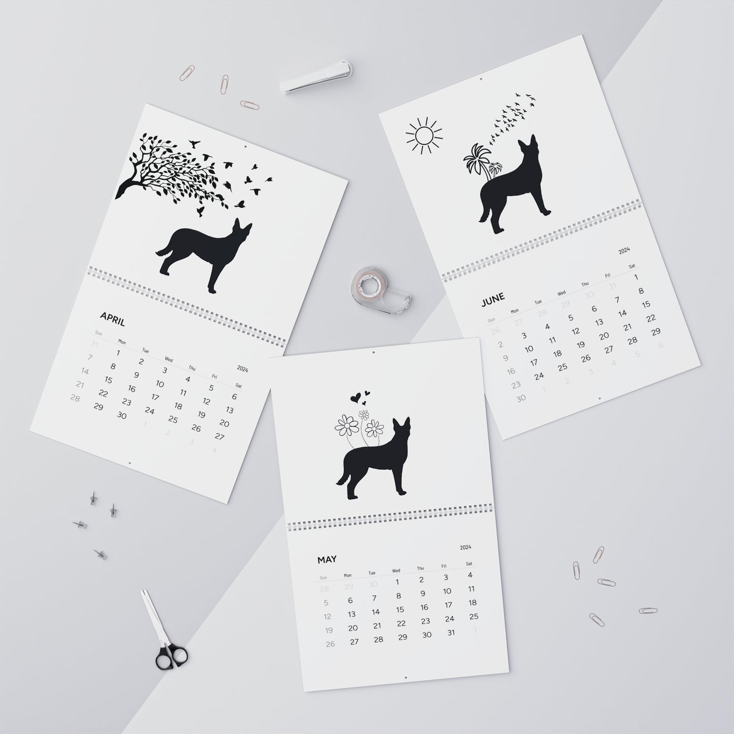 Malinois Calendar 2024