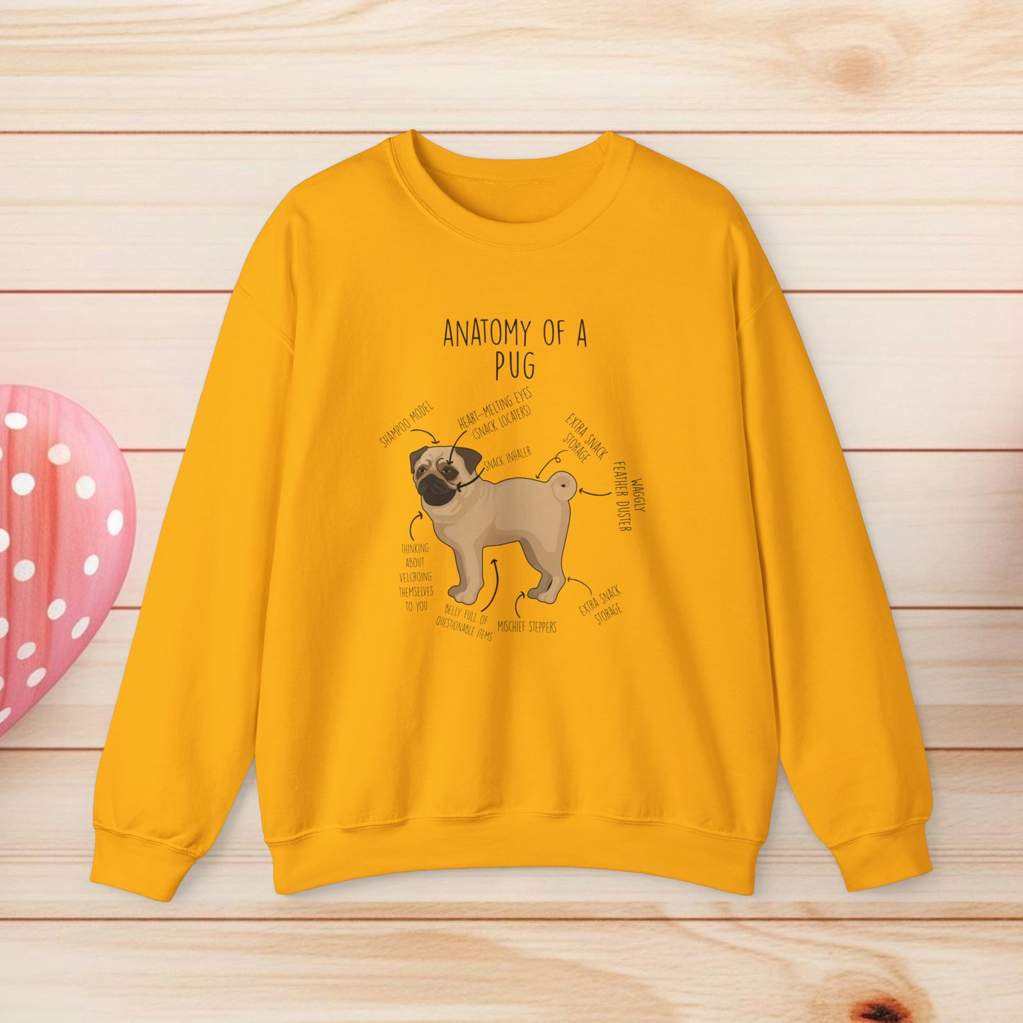 Anatomy Of A Pug Shirts & Gifts