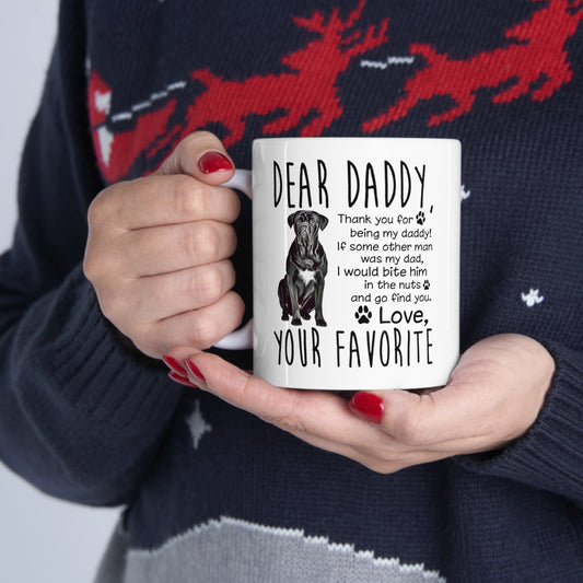 Dear Cane Corso Dad Gift Mugs