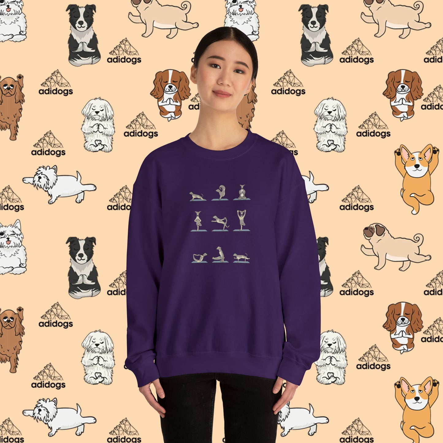 Whippet Yoga Sweatshirts