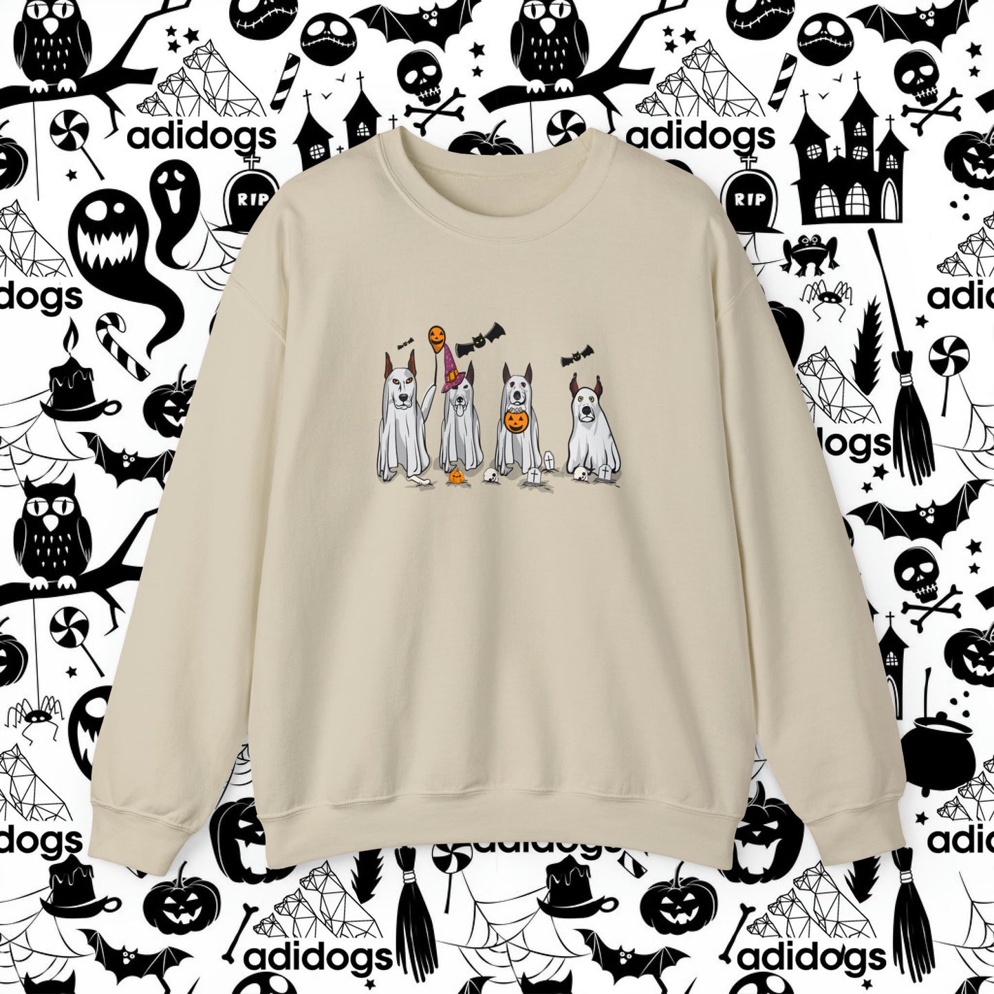 Doberman Boo Ghost Halloween Sweatshirts