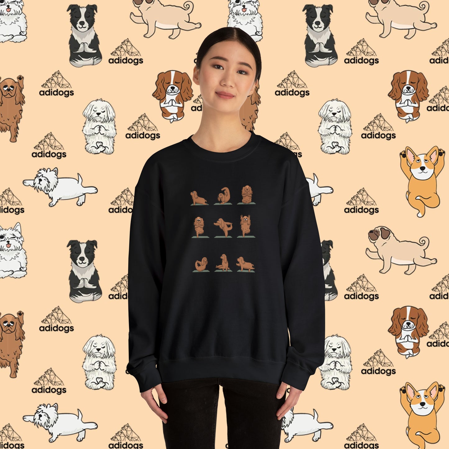 Cocker Spaniel Yoga Sweatshirts