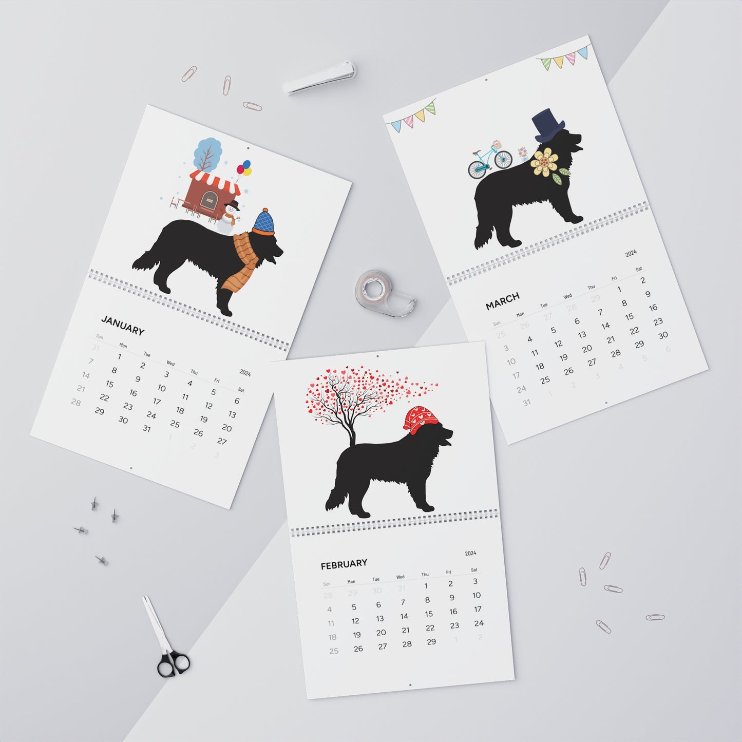 Bernese Wall Calendar 2024