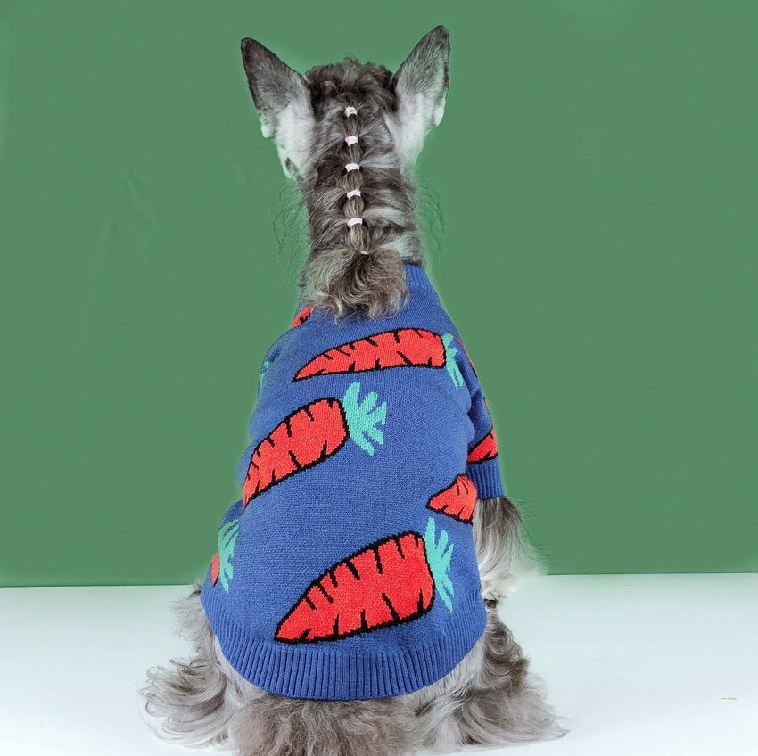 Cute Schnauzer Carrot Sweater