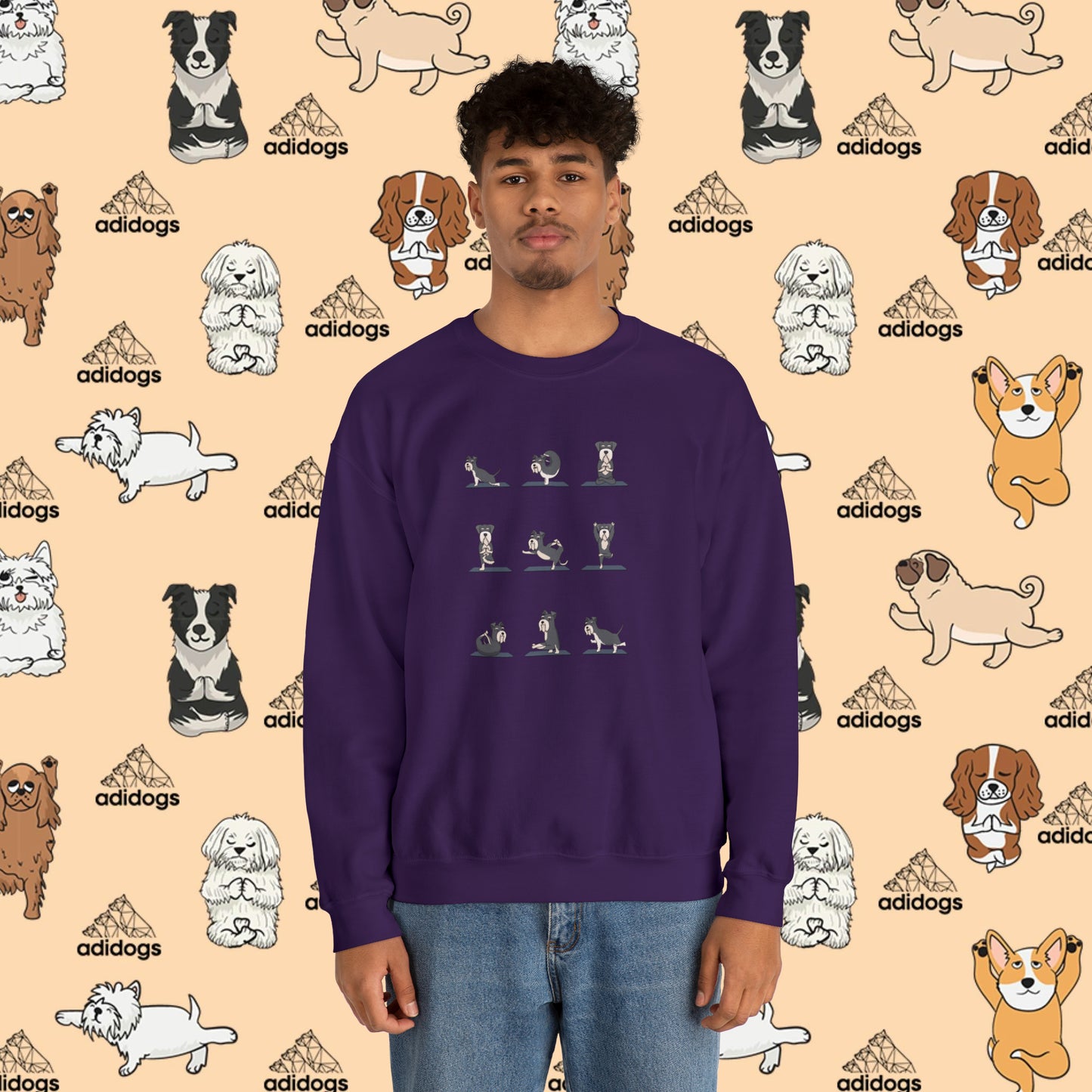 Schnauzer Yoga Sweatshirts