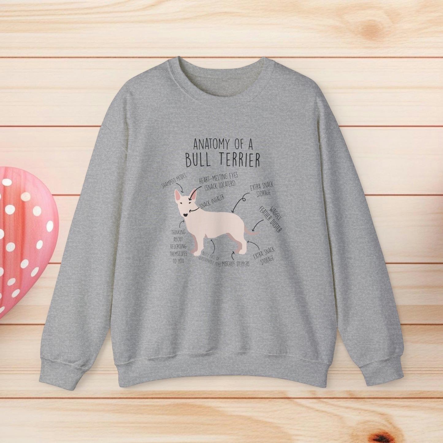 Anatomy Of A Bull Terrier Shirts & Gifts