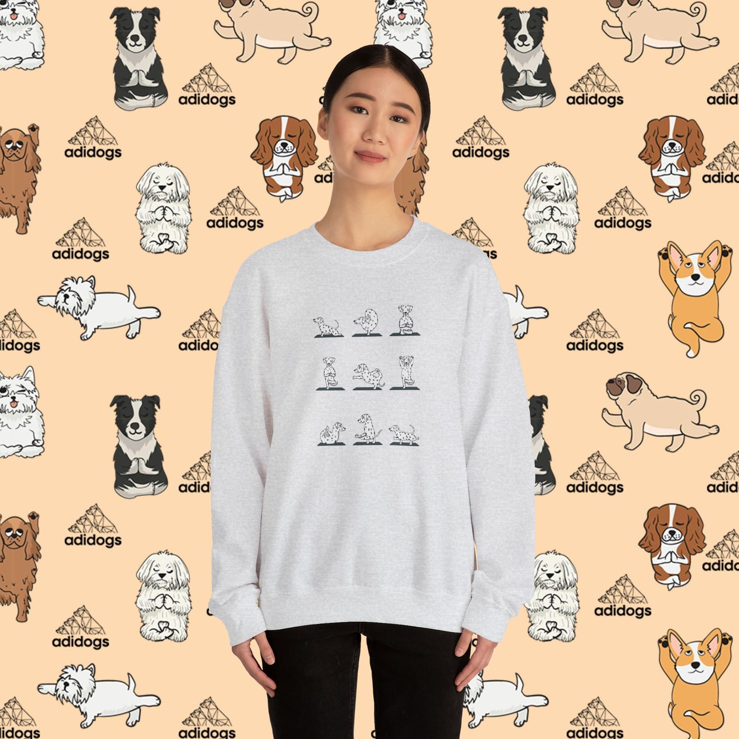 Dalmatian Yoga Sweatshirts