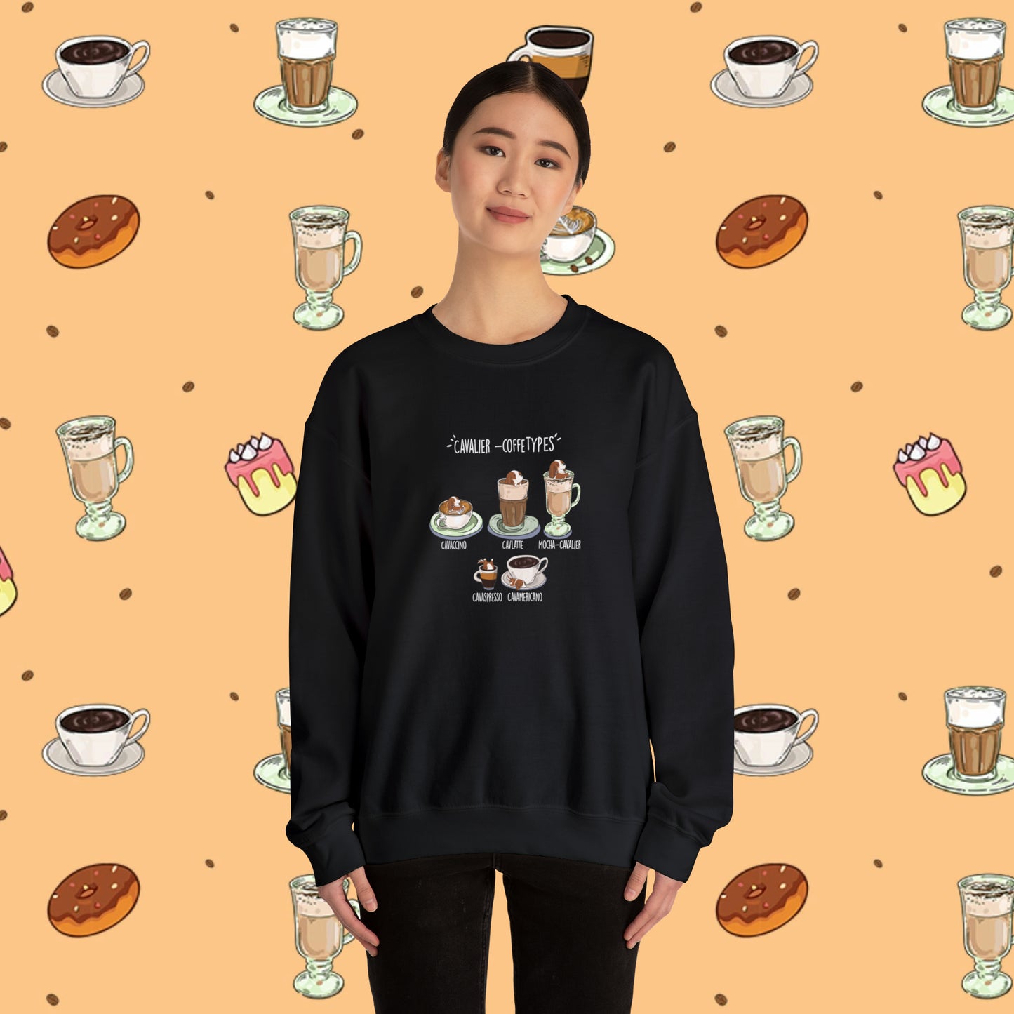 Cavalier Lovers Coffee Sweatshirts