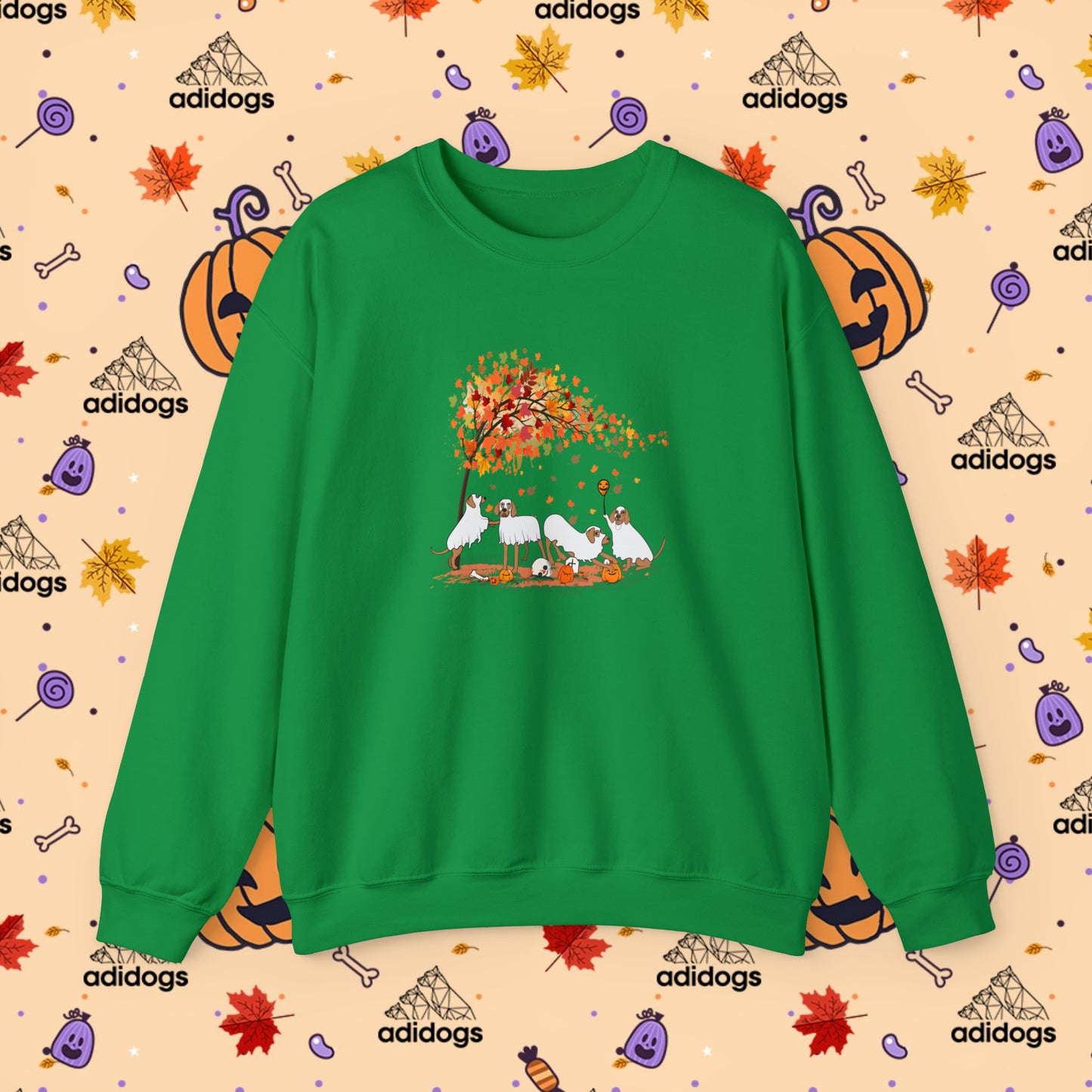 Fall Vibes Vizsla Halloween Sweatshirts