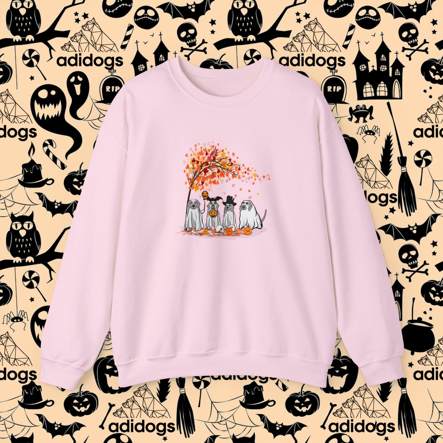 Weimaraner Fall Vibes Halloween Sweatshirts