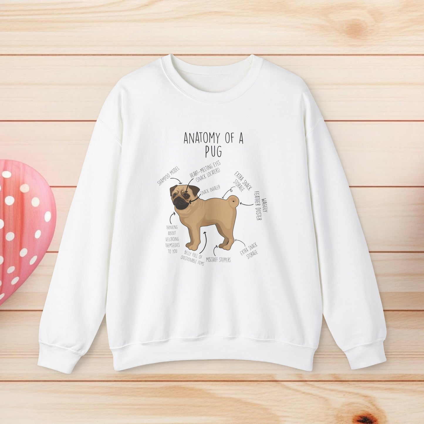 Anatomy Of A Pug Shirts & Gifts