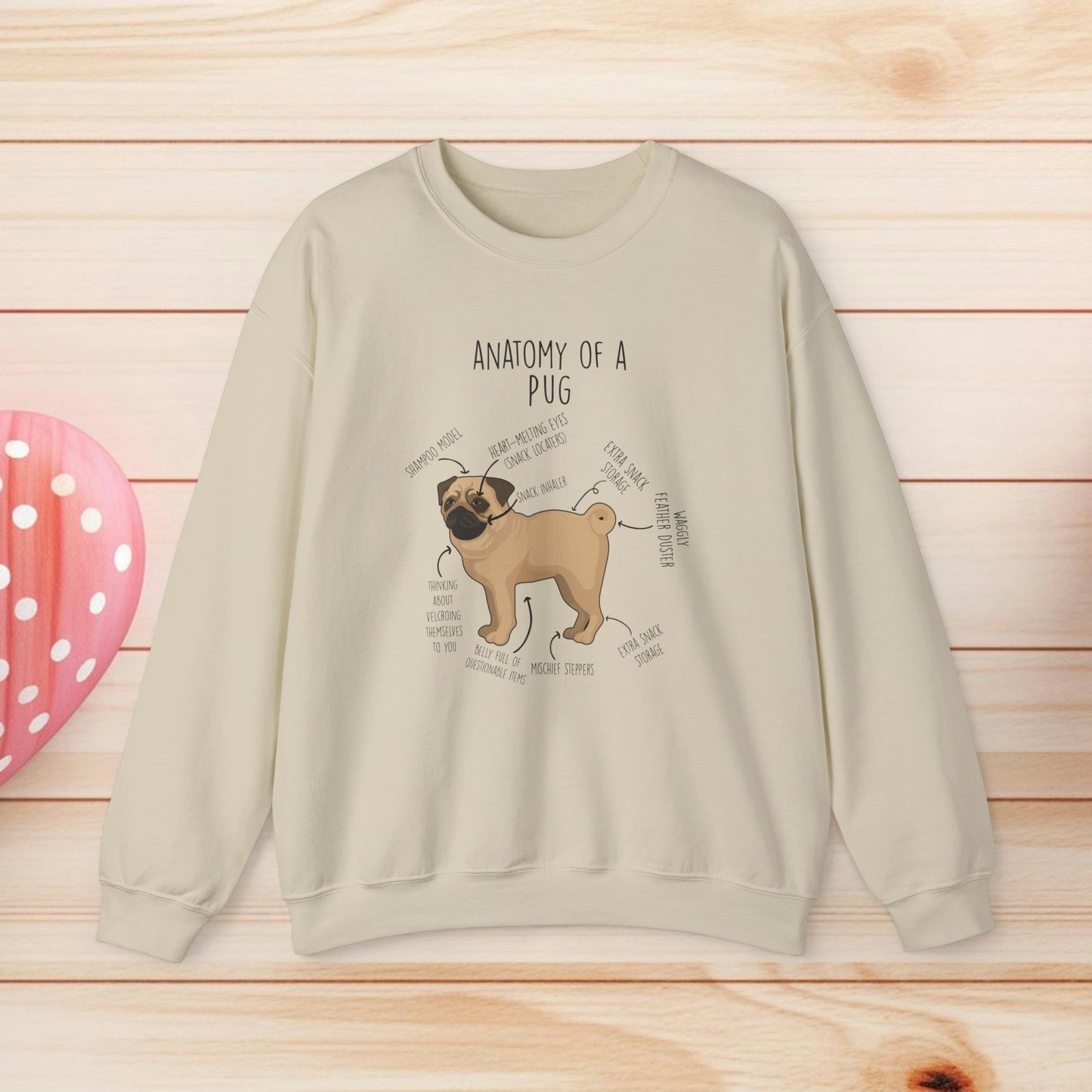 Anatomy Of A Pug Shirts & Gifts