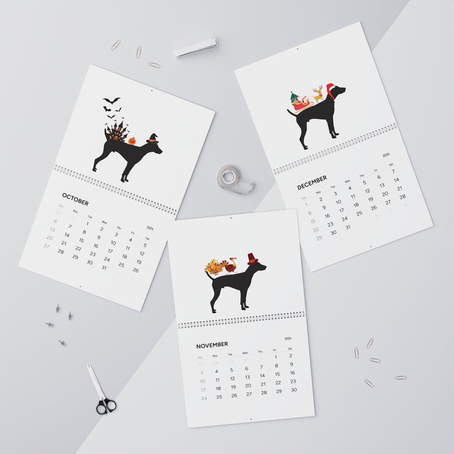 Gs Pointer Wall Calendar 2024