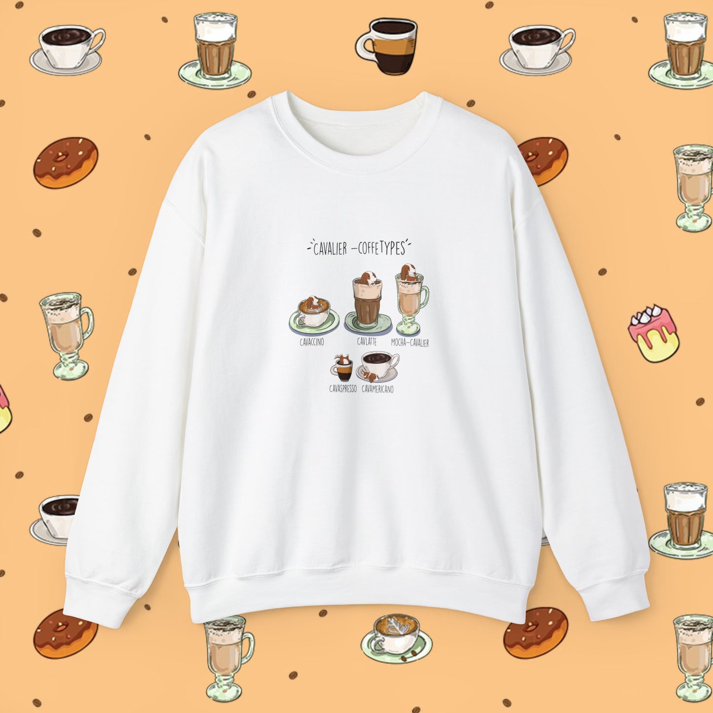 Cavalier Lovers Coffee Sweatshirts