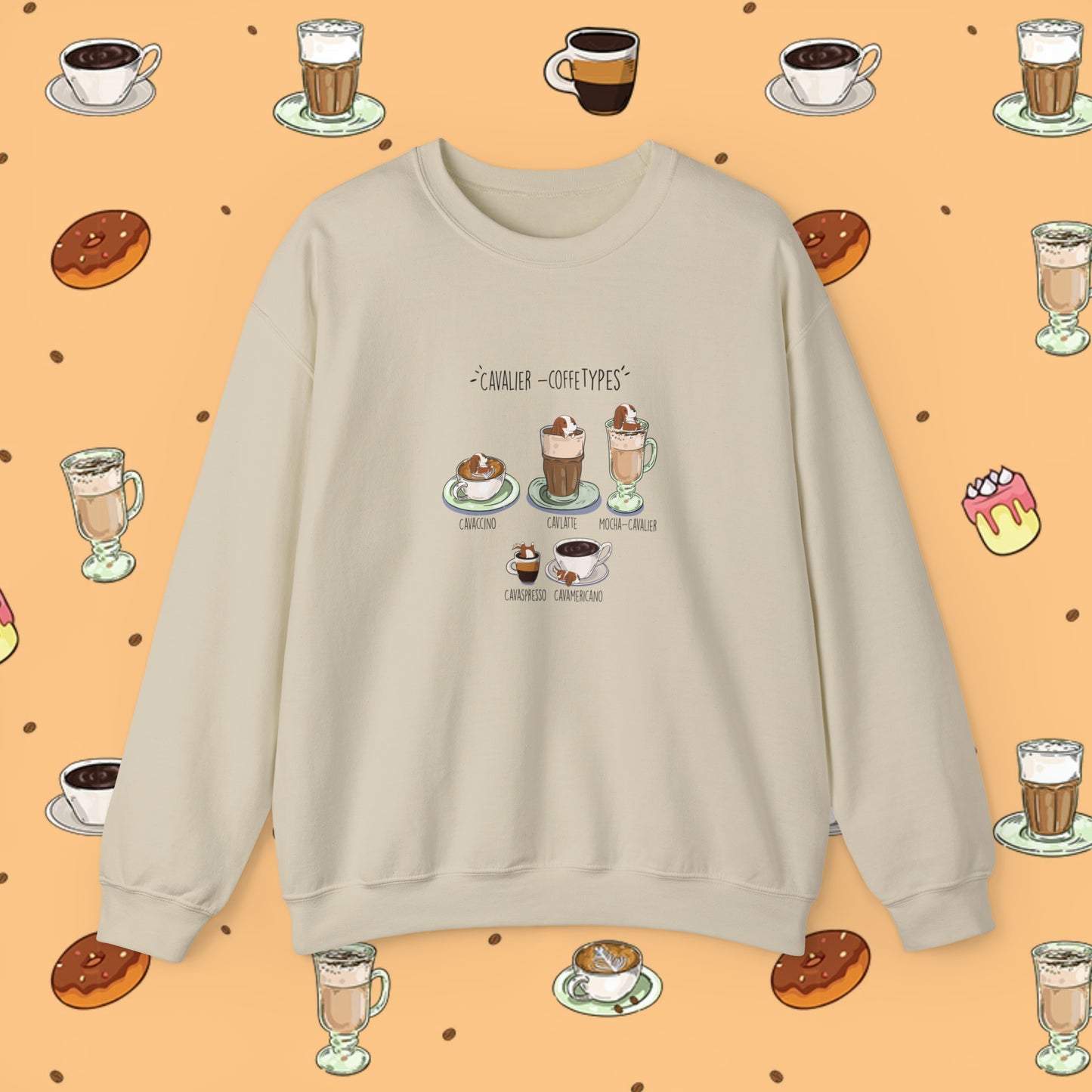 Cavalier Lovers Coffee Sweatshirts